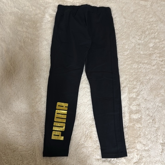 Puma Glam legging black-gold glitter size Medium - Picture 1 of 5
